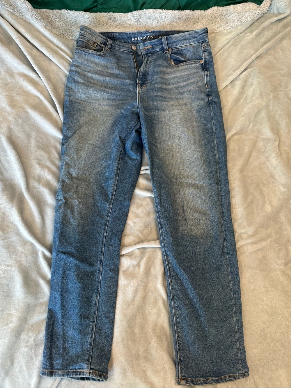 American Eagle Outfitters Blue Straight Jeans